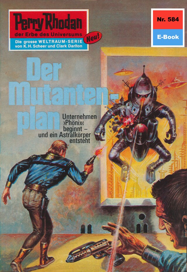 Book cover for Perry Rhodan 584: Der Mutantenplan