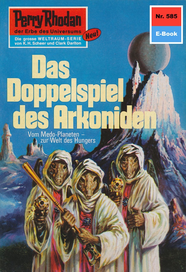 Book cover for Perry Rhodan 585: Das Doppelspiel des Arkoniden