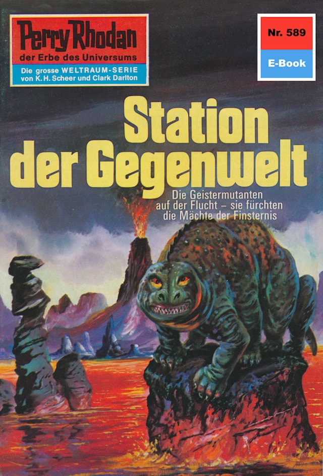 Book cover for Perry Rhodan 589: Station der Gegenwelt