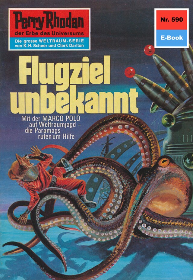 Book cover for Perry Rhodan 590: Flugziel unbekannt