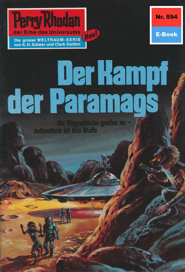 Book cover for Perry Rhodan 594: Der Kampf der Paramags