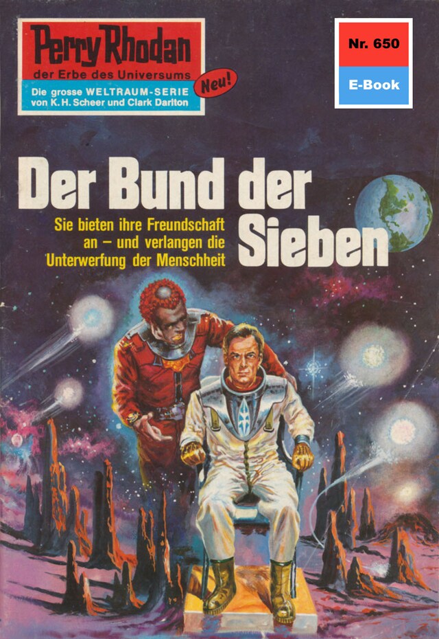 Book cover for Perry Rhodan 650: Der Bund der Sieben