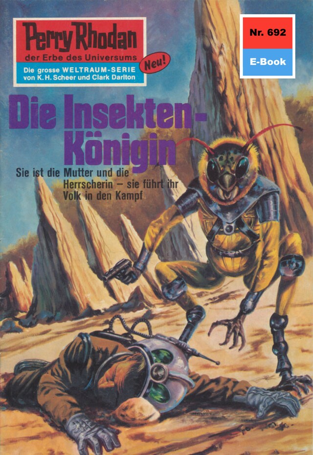 Okładka książki dla Perry Rhodan 692: Die Insekten-Königin