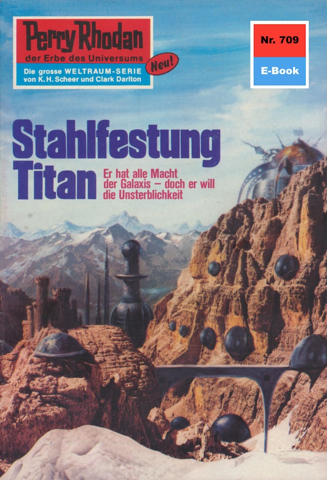 Portada de libro para Perry Rhodan 709: Stahlfestung Titan