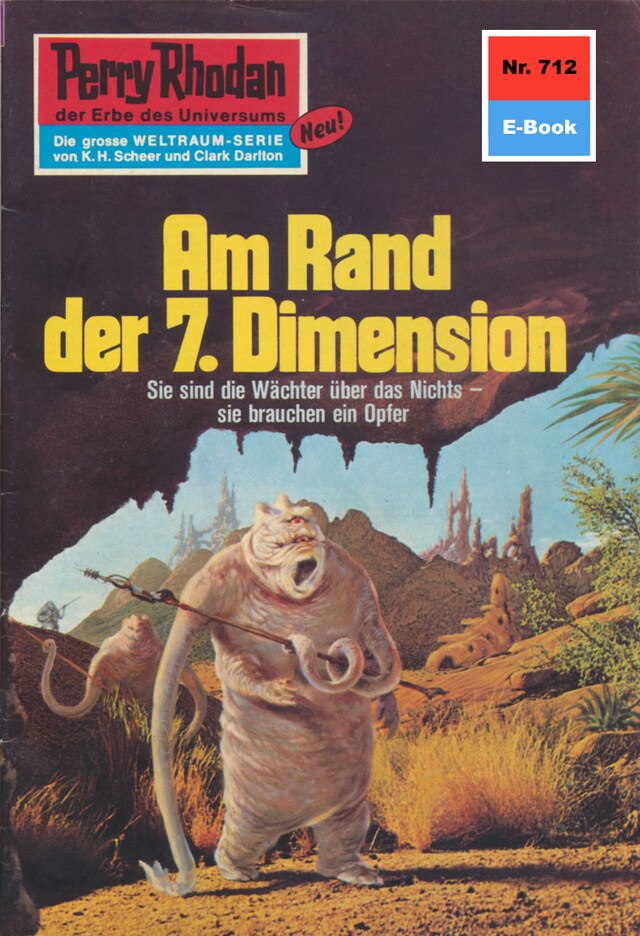 Portada de libro para Perry Rhodan 712: Am Rand der 7. Dimension