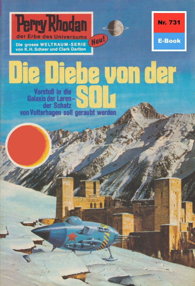 Book cover for Perry Rhodan 731: Die Diebe von der Sol