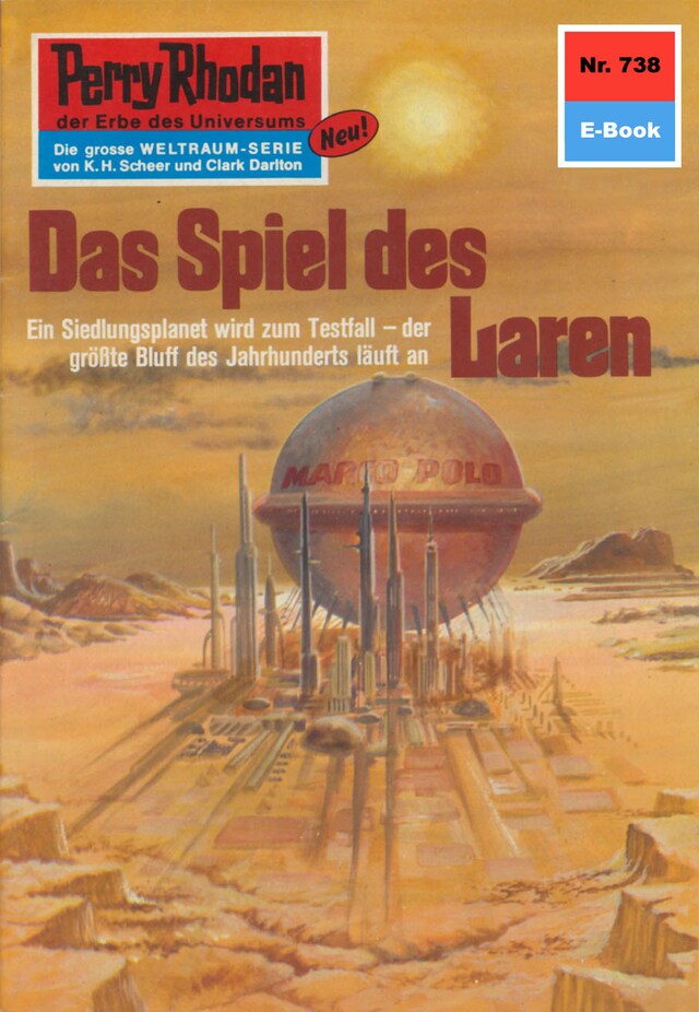 Book cover for Perry Rhodan 738: Das Spiel des Laren