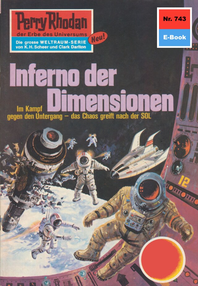 Book cover for Perry Rhodan 743: Inferno der Dimensionen