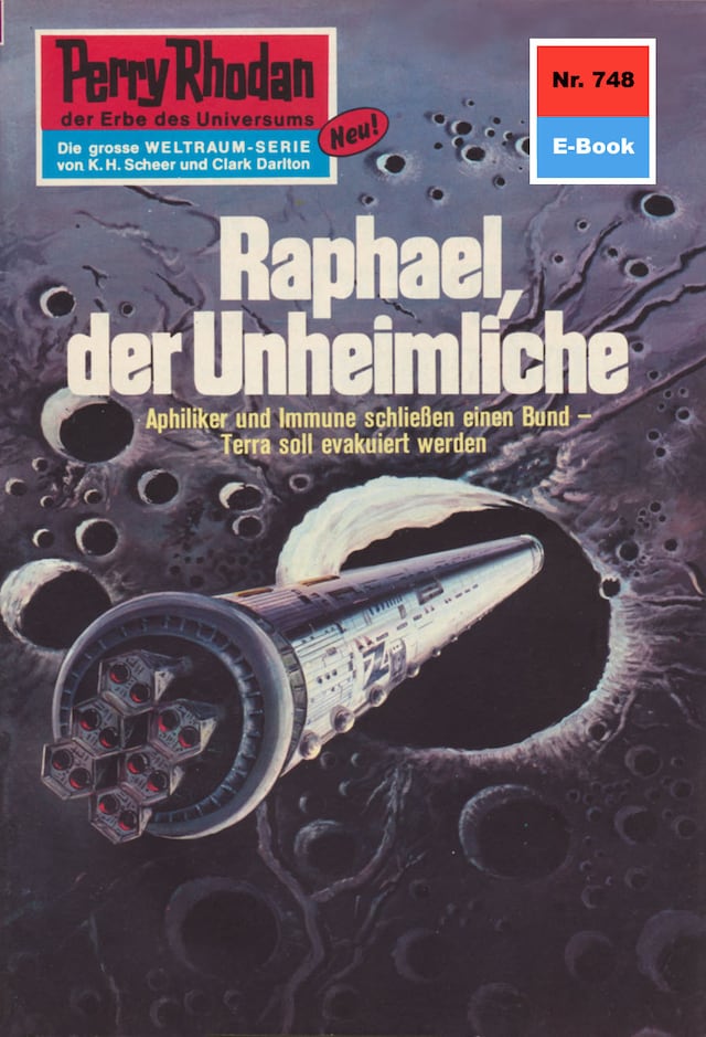 Kirjankansi teokselle Perry Rhodan 748: Raphael, der Unheimliche