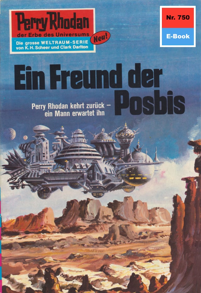 Boekomslag van Perry Rhodan 750: Ein Freund der Posbis