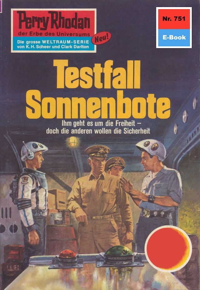 Book cover for Perry Rhodan 751: Testfall Sonnenbote
