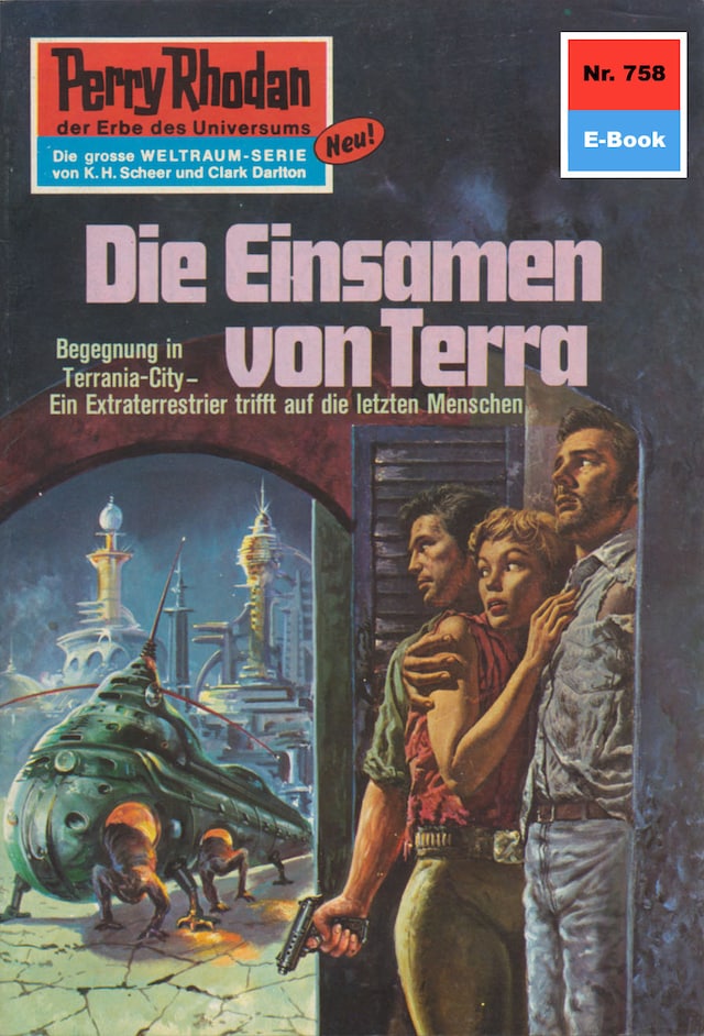 Book cover for Perry Rhodan 758: Die Einsamen von Terra