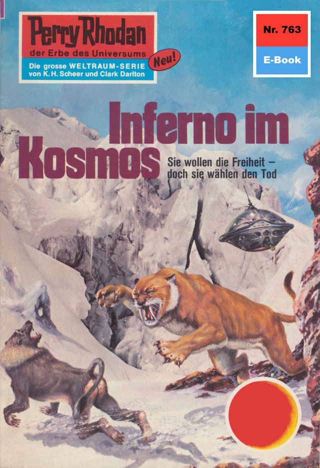 Kirjankansi teokselle Perry Rhodan 763: Inferno im Kosmos