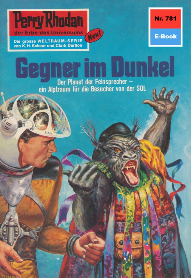 Portada de libro para Perry Rhodan 781: Gegner im Dunkel