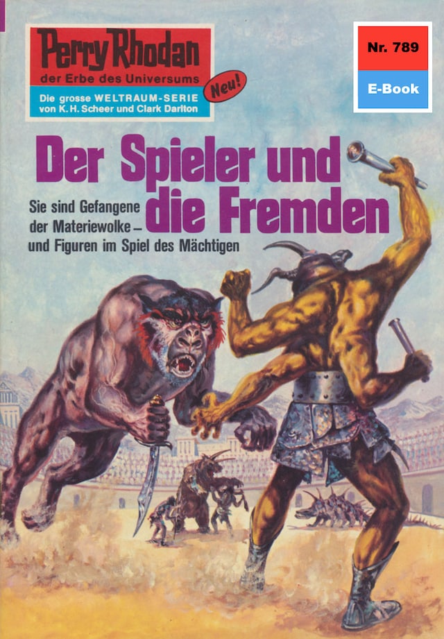 Book cover for Perry Rhodan 789: Der Spieler und die Fremden