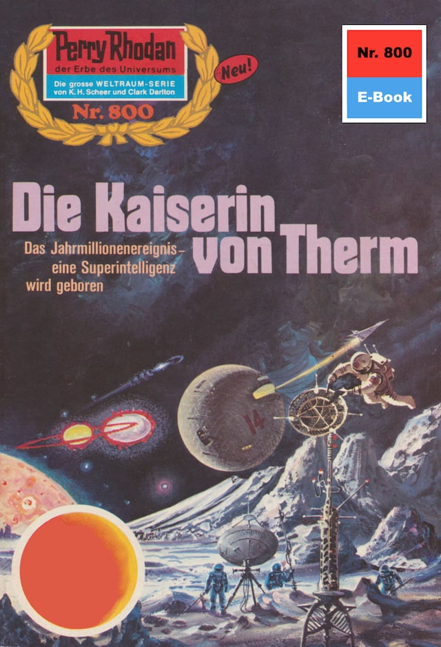 Book cover for Perry Rhodan 800: Die Kaiserin von Therm