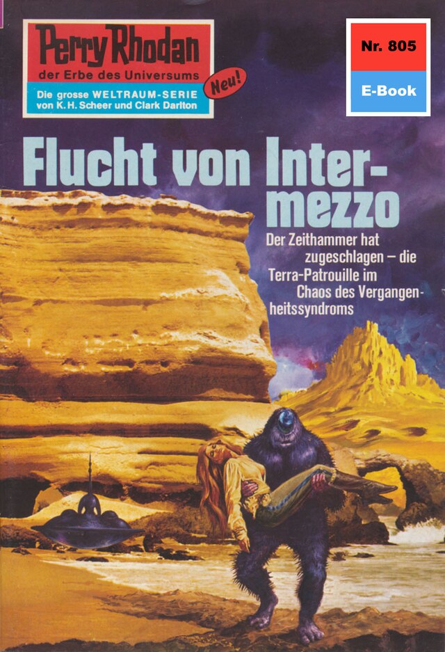 Boekomslag van Perry Rhodan 805: Flucht von Intermezzo