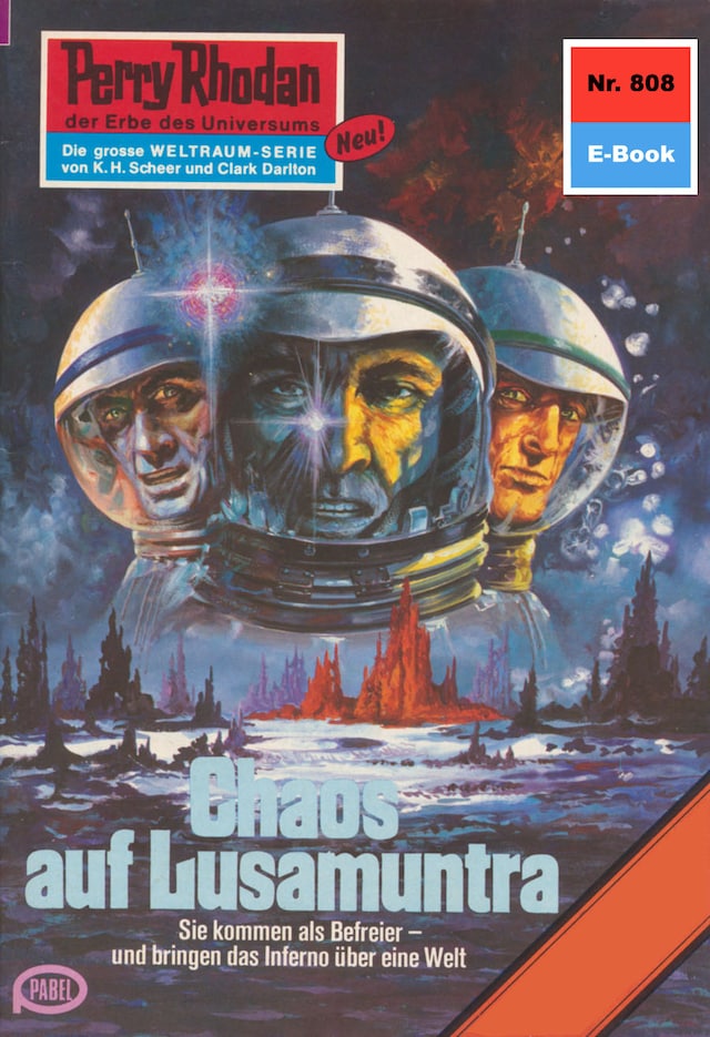 Book cover for Perry Rhodan 808: Chaos auf Lusamuntra