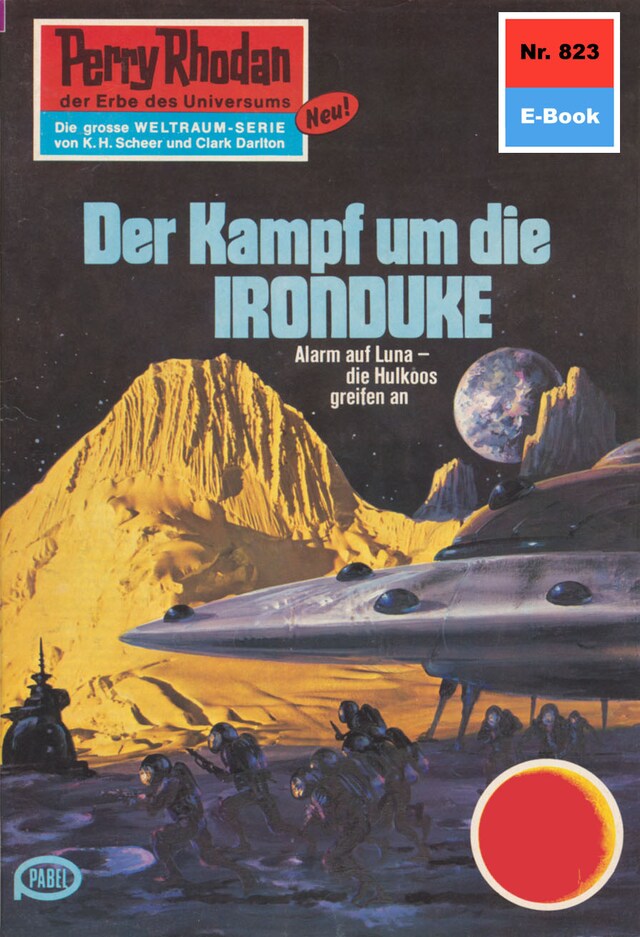 Book cover for Perry Rhodan 823: Der Kampf um die IRONDUKE