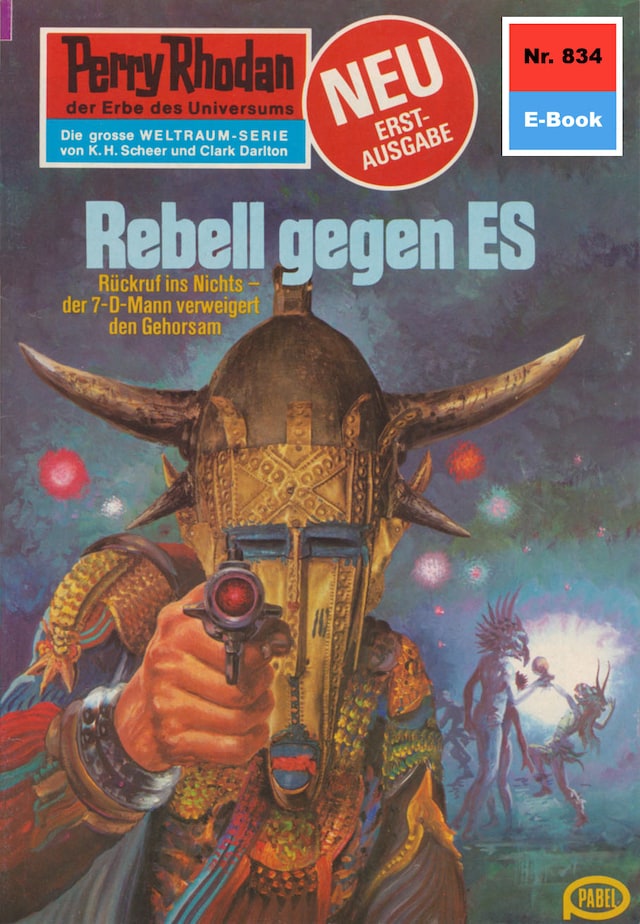 Book cover for Perry Rhodan 834: Rebell gegen ES