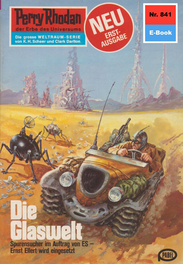 Book cover for Perry Rhodan 841: Die Glaswelt