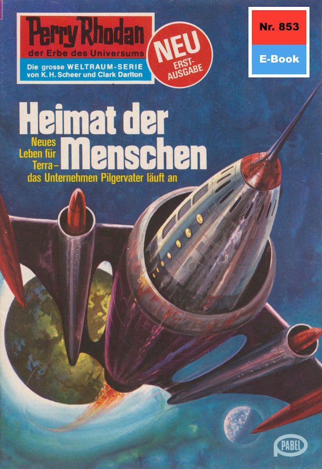 Book cover for Perry Rhodan 853: Heimat der Menschen