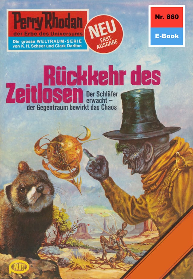 Book cover for Perry Rhodan 860: Rückkehr des Zeitlosen