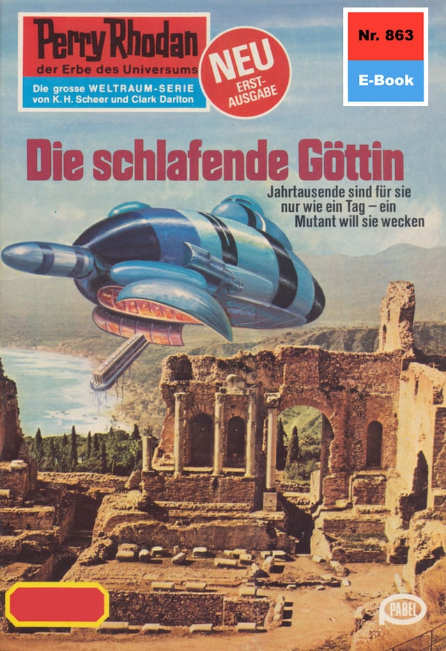 Book cover for Perry Rhodan 863: Die schlafende Göttin