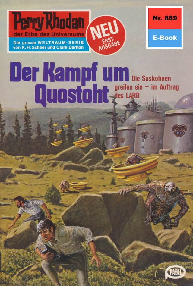 Buchcover für Perry Rhodan 889: Der Kampf um Quostoht