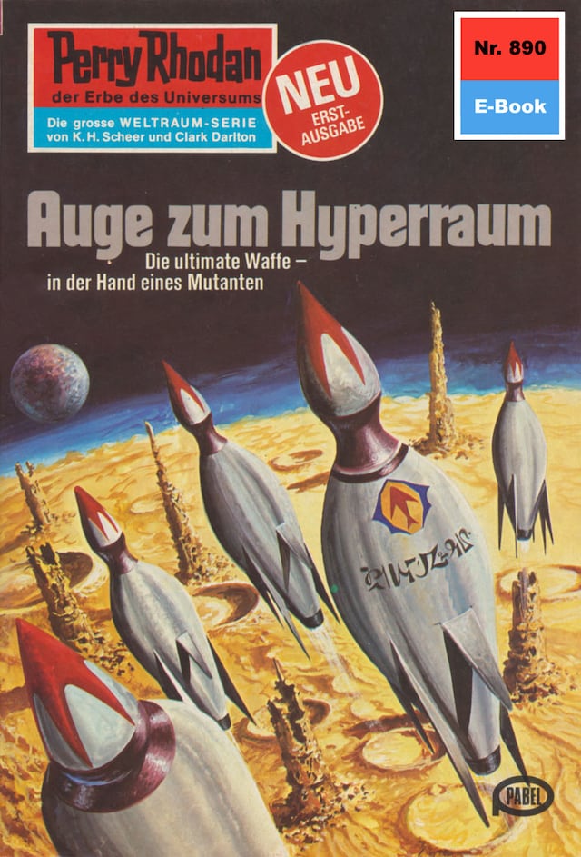 Book cover for Perry Rhodan 890: Auge zum Hyperraum