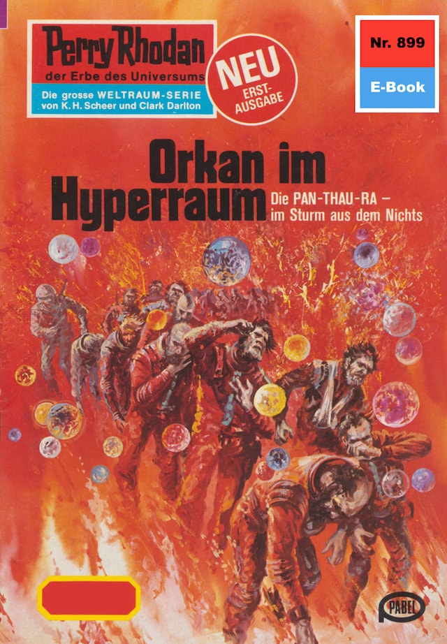 Book cover for Perry Rhodan 899: Orkan im Hyperraum