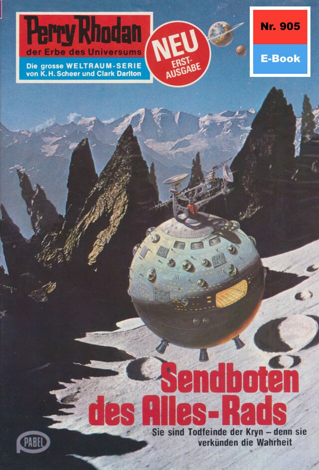 Book cover for Perry Rhodan 905: Sendboten des Alles-Rads