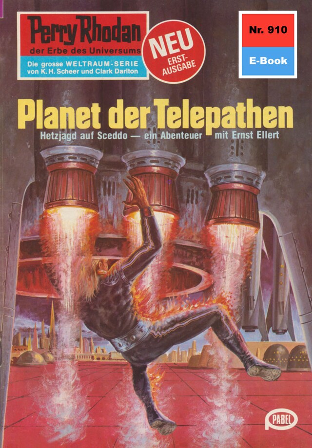 Book cover for Perry Rhodan 910: Planet der Telepathen