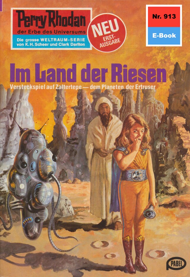 Boekomslag van Perry Rhodan 913: Im Land der Riesen