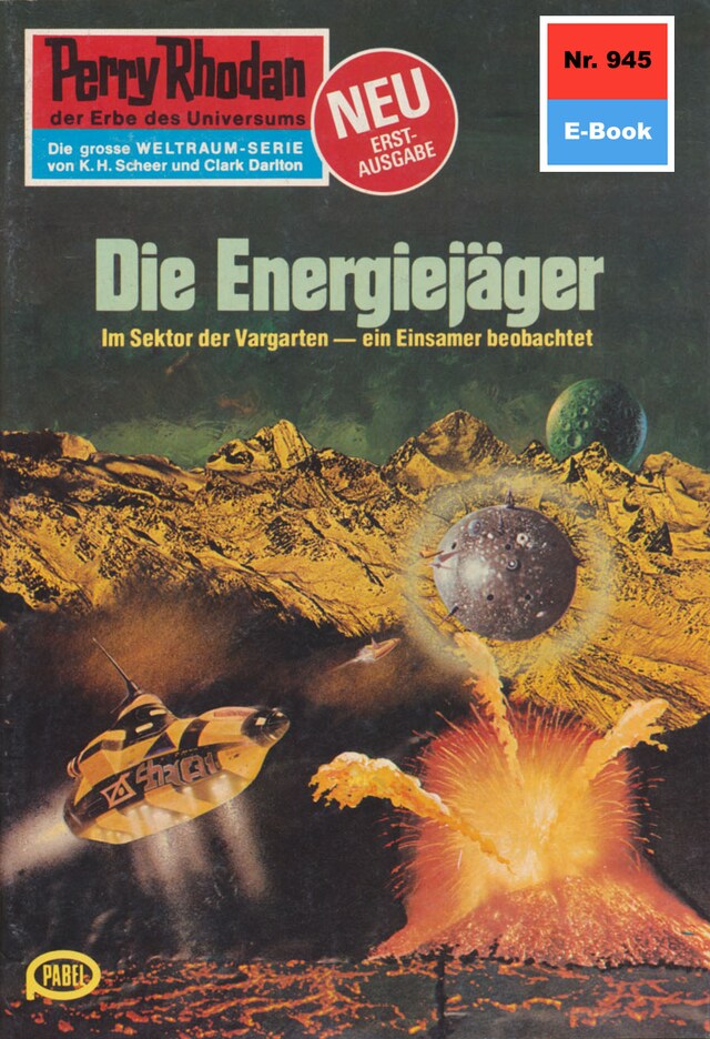 Book cover for Perry Rhodan 945: Die Energiejäger