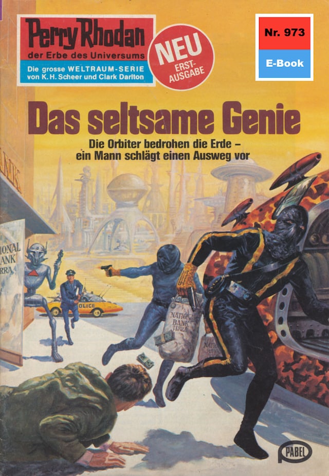 Book cover for Perry Rhodan 973: Das seltsame Genie