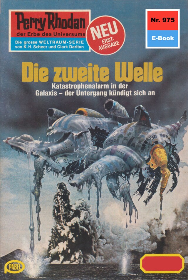 Bokomslag for Perry Rhodan 975: Die zweite Welle