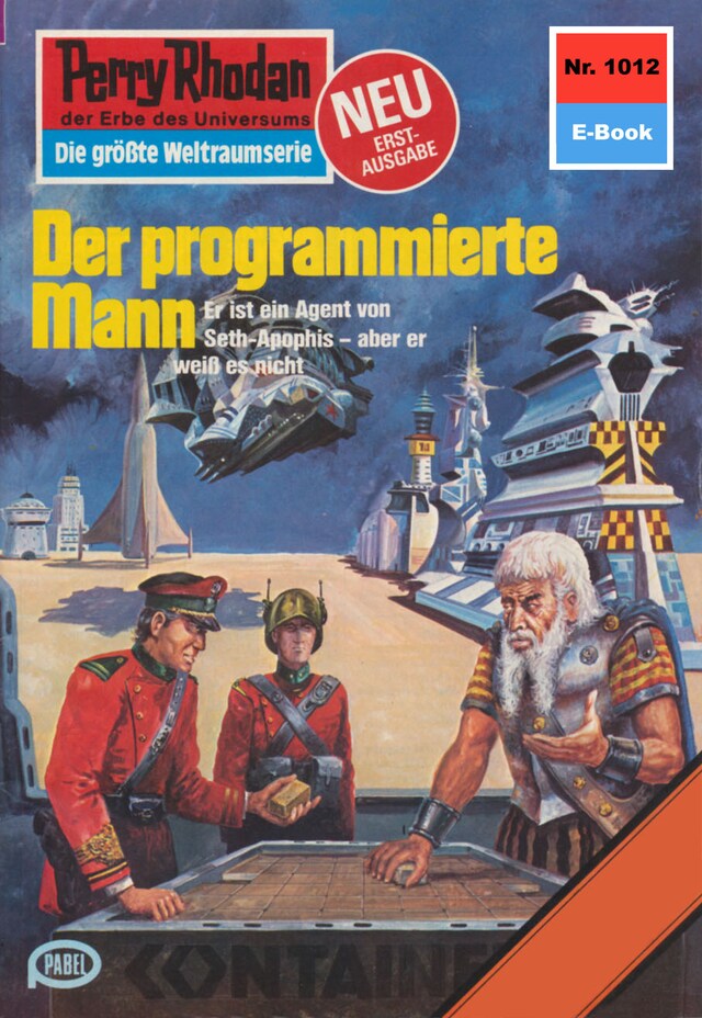 Book cover for Perry Rhodan 1012: Der programmierte Mann