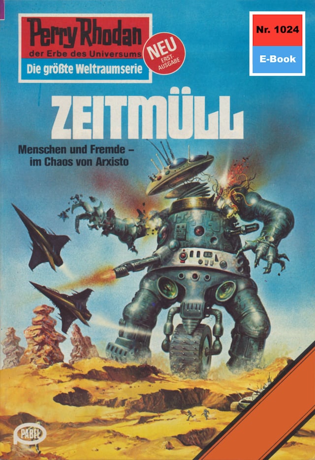 Book cover for Perry Rhodan 1024: Zeitmüll