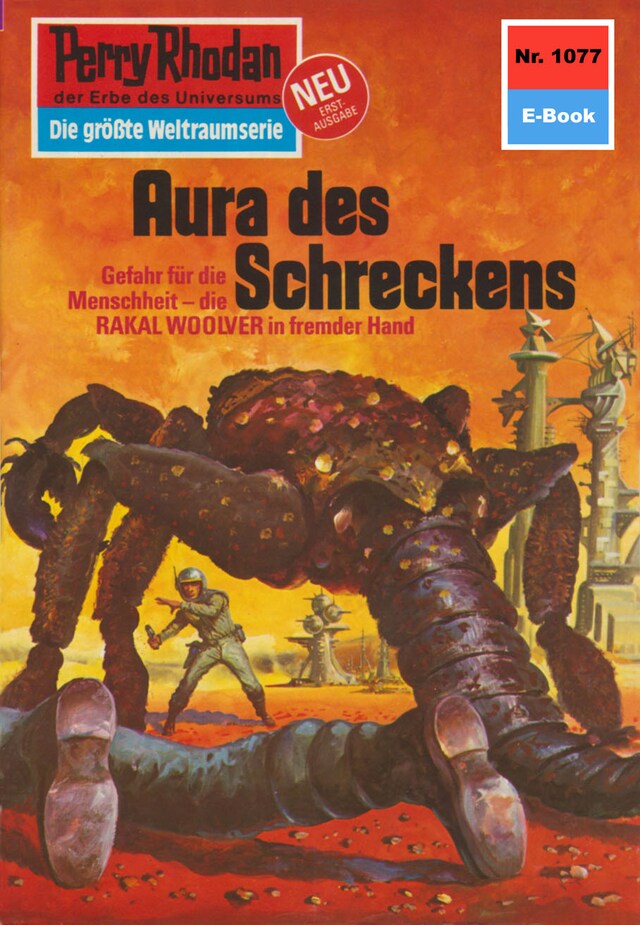 Book cover for Perry Rhodan 1077: Aura des Schreckens