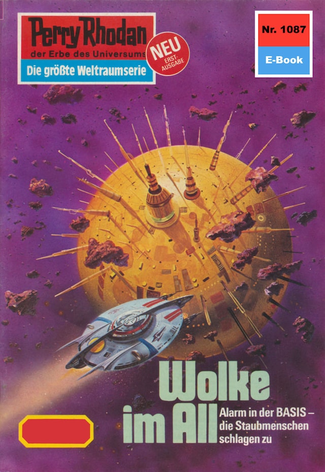 Book cover for Perry Rhodan 1087: Wolke im All