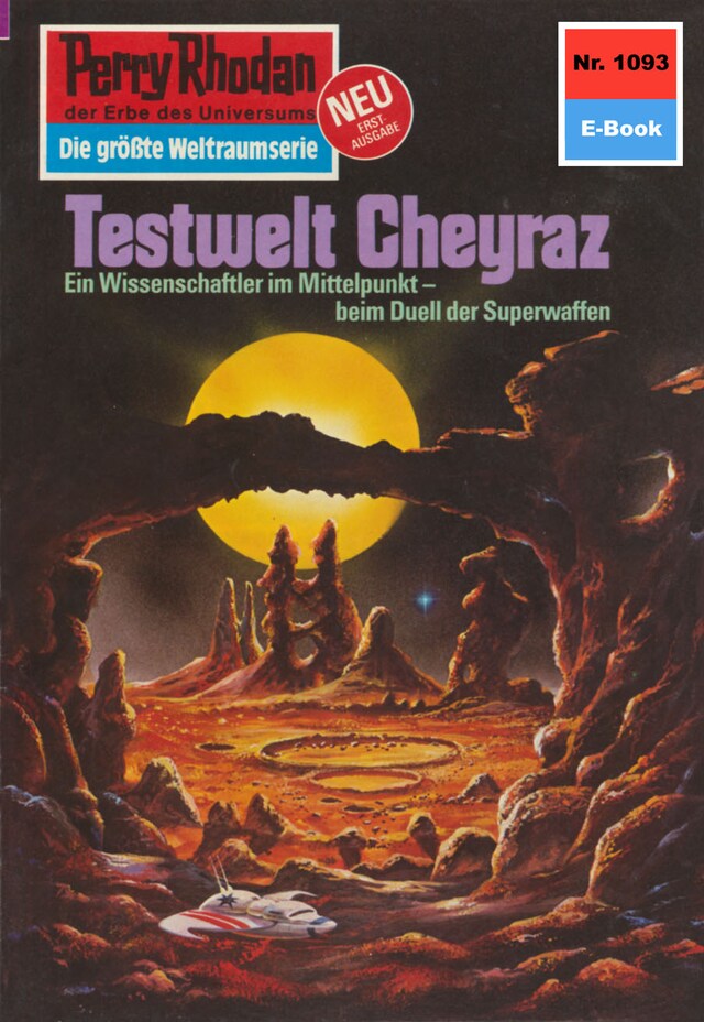 Kirjankansi teokselle Perry Rhodan 1093: Testwelt Cheyraz