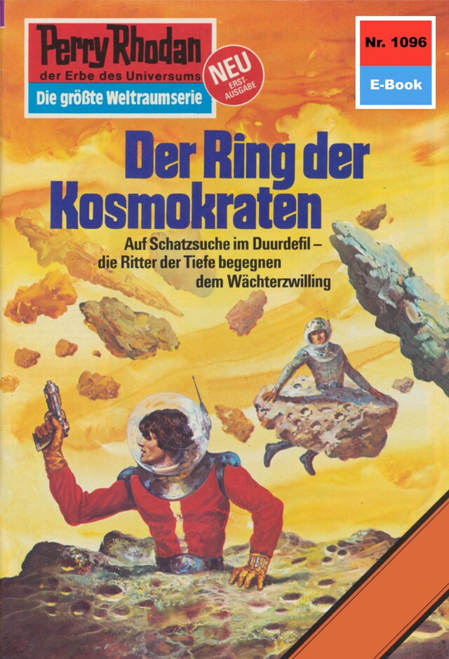 Kirjankansi teokselle Perry Rhodan 1096: Der Ring der Kosmokraten