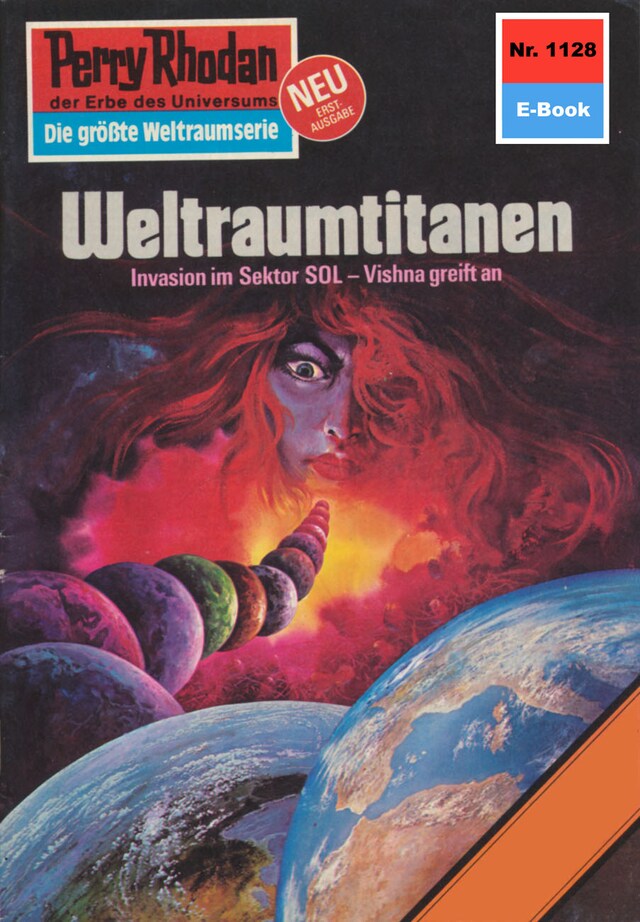 Kirjankansi teokselle Perry Rhodan 1128: Weltraumtitanen