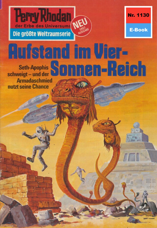 Portada de libro para Perry Rhodan 1130: Aufstand im Vier-Sonnen-Reich