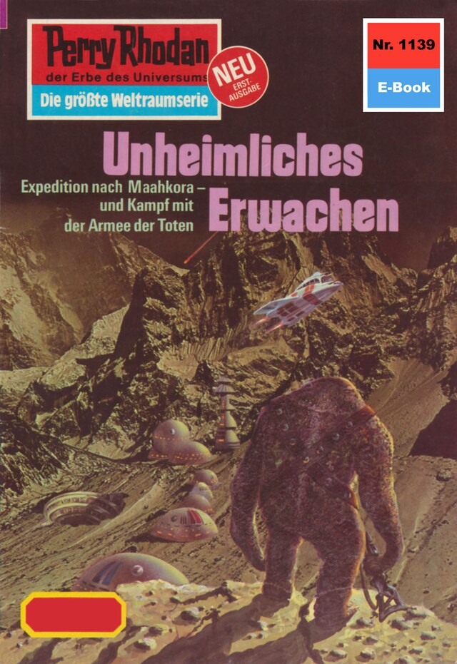 Book cover for Perry Rhodan 1139: Unheimliches Erwachen