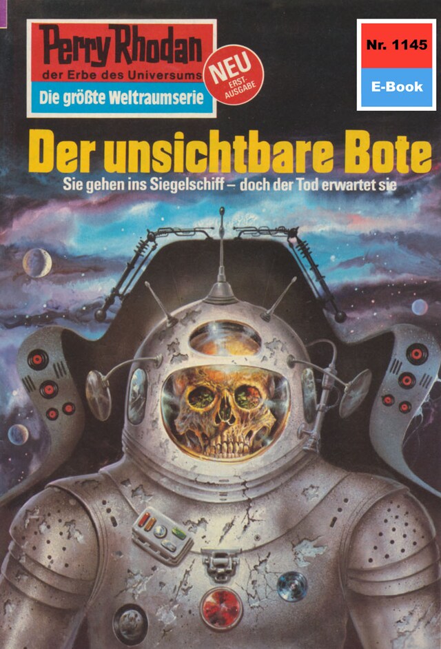 Book cover for Perry Rhodan 1145: Der unsichtbare Bote