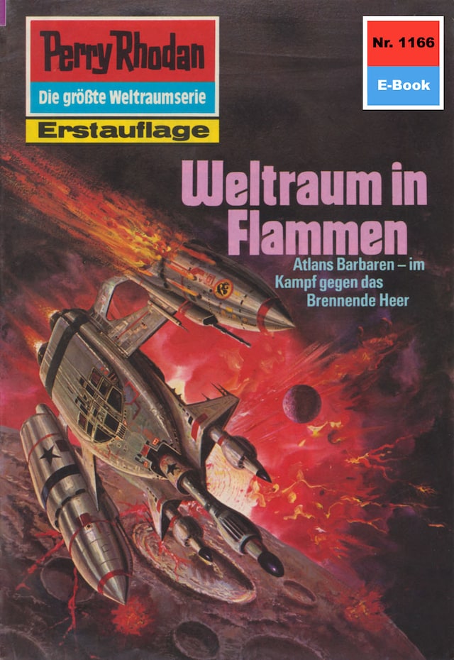 Book cover for Perry Rhodan 1166: Weltraum in Flammen
