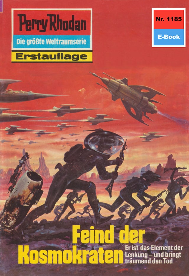 Book cover for Perry Rhodan 1185: Feind der Kosmokraten
