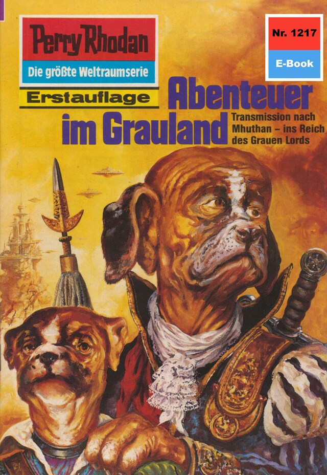 Bogomslag for Perry Rhodan 1217: Abenteuer im Grauland